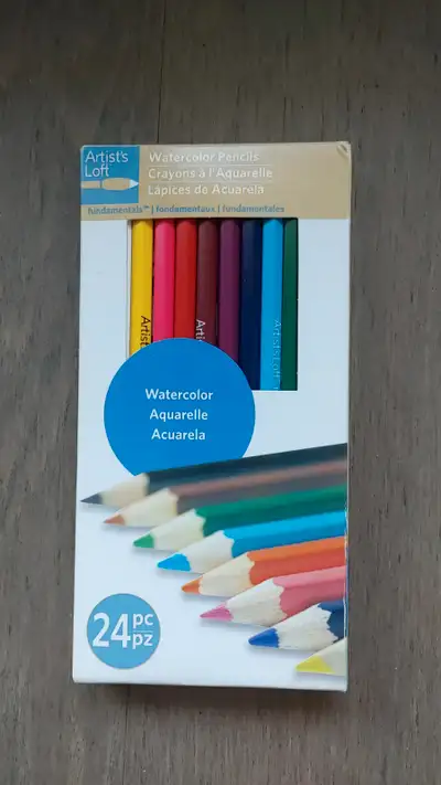 24 Water Colour Pencils - Artist's Loft, View more