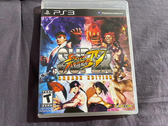 PS3 Super Street Fighter 4 Arcade Edition in Sony Playstation 3 in Mississauga / Peel Region
