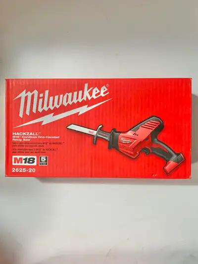 MILWAUKEE M18 CORDLESS HACKZALL ONE HAND RECIPROCATING SAW, View more