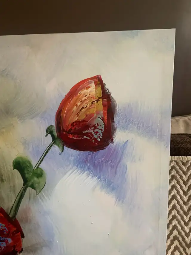 BEAUTIFUL LARGE ‘ BOMBAY ‘ FLORAL CANVAS WALL ART !  in Home Décor & Accents in Mississauga / Peel Region - Image 7