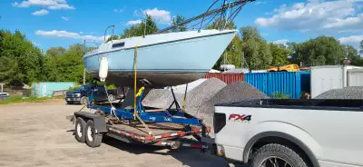 Paceship Sailboat, 1973, all there with trailer to move in out of water , sails and hardware. 2450.0...