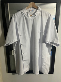 XL White Tunics with Buttons and Pocket