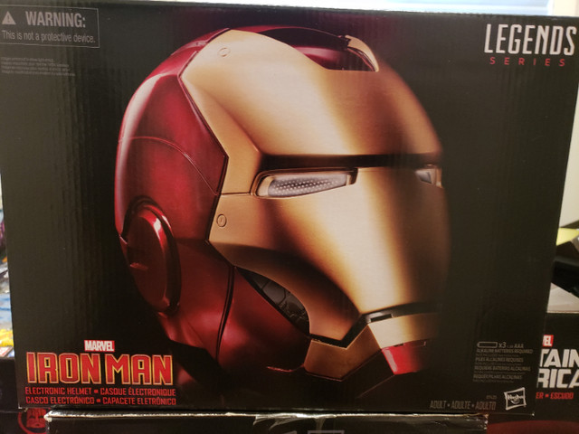 MARVEL LEGENDS - IRONMAN HELMET in Toys & Games in Calgary