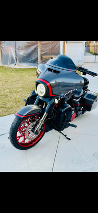 Harley 6.5” Klock Werkz black windshield 