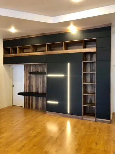 Lit mural vertical/ Bureau/ Bibliothèque/sur mesure, View more