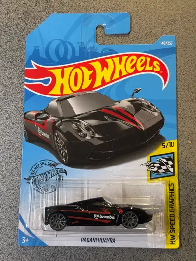 Hot Wheels Brembo Pagani Huayra Black , View more