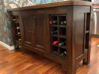 Island Table Wine Rack & Storage