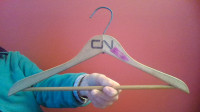 vintage CN Wooden Clothes Hanger