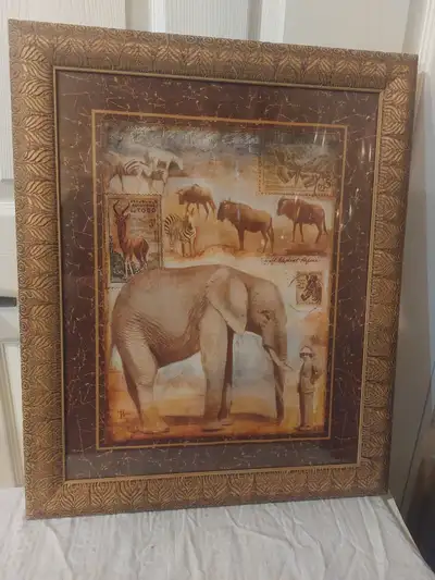 Elephant / Safari Framed Wall Art, View more