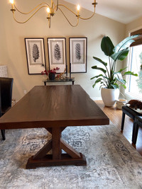 Prairie Barnwood dining table