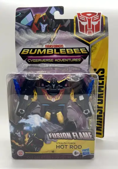Transformers STEALTH FORCE HOT ROD FIGURE BUMBLEBEE CYBERVERSE ADVENTURES FUSION. Hello buyer, If yo...