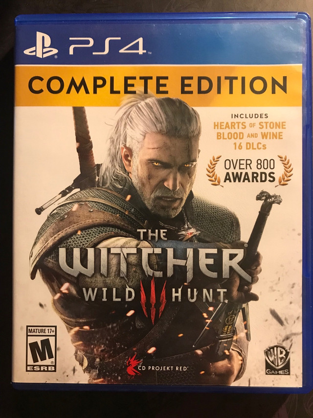 The Witcher 3 Wild Hunt PS4 in Sony Playstation 4 in Whistler