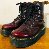 Dr Martens heeled leather boots