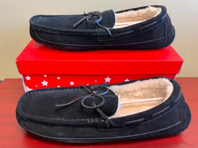 Dream Pairs Sheepskin Mens Suede Shearling Moccasin Slippers 15, View more
