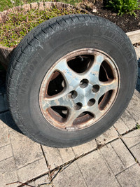 All-Season Tires on rims- P195/70 R14 (from 1999 Toyota Camry)