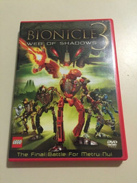 Lego Bionical 3 Web of Shadows DVD