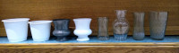 Large Assortment of Glass Vases and Plant Pots 