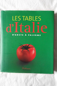 LIVRE : LES TABLES D'ITALIE