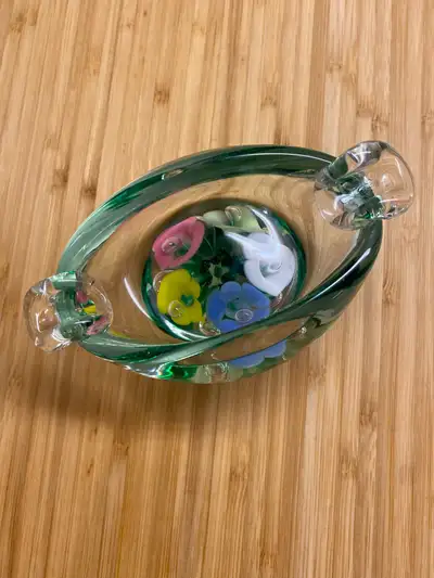 Hand-blown Paper-weight/ Ashtray, View more