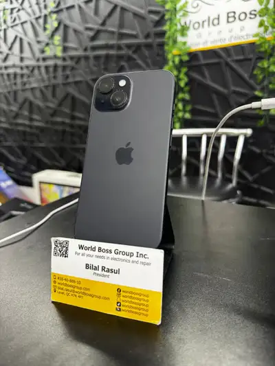 iPhone 15- 128GB - Black, View more