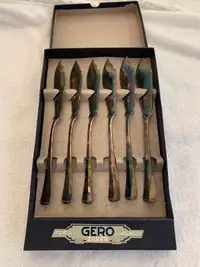 GERO Roestvrij Fish Knife Set in Original Box