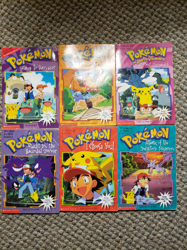 Retro pokemon scholastic books in Children & Young Adult in Kingston