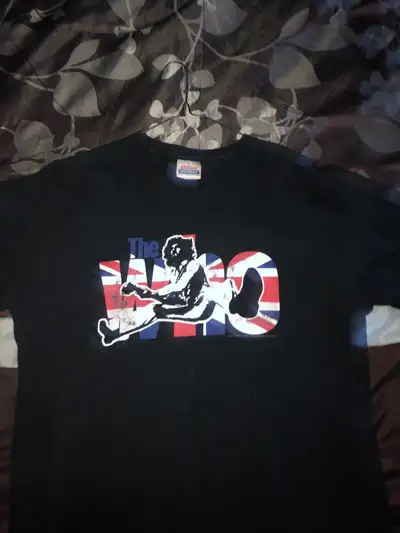The Who, Live 2006 Tour. Worn once at time of purchase. Size large. Cash Only.