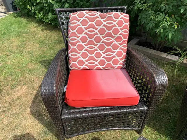 Patio wicker set 4 pieces63384461798019124