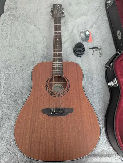 Guitare acoustique 12 cordes avec accessoires, View more