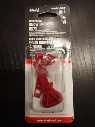 Snowblower keys, View more