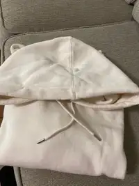 White hoodie 
