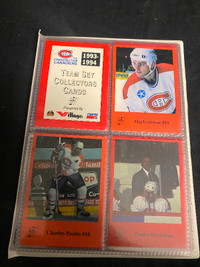 1993-1994 Fredericton Canadiens Team Set of Hockey Cards