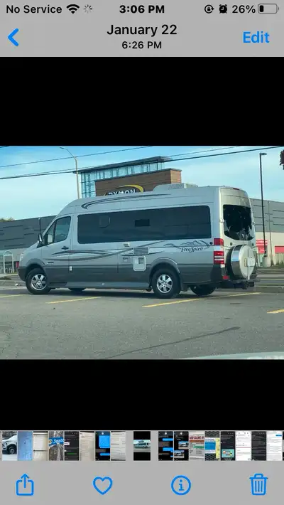 2007. Mercedes /Sprinter RV. class B van. all self contained ,,shower ,toilet ,generator ,furnace ,A...
