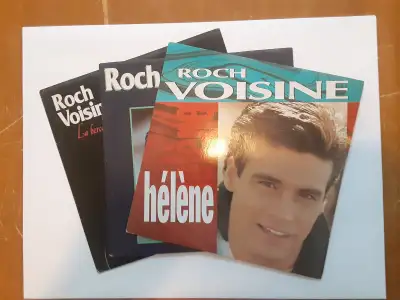 DISQUES 45 TOURS VINTAGES DU CHANTEUR QUEBECOIS ROCH VOISINE, View more