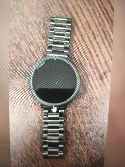 20 mm black stainless steel band for samsung galaxy watch, View more