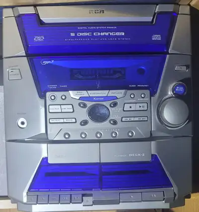 RCA 5 disc changer. Double cassette deck. I deliver!, View more