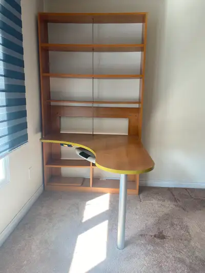 Book shelf and desk, View more