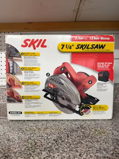 Skil 7 1/4 Skilsaw new, View more
