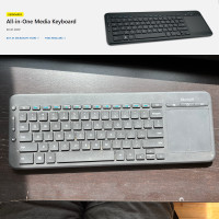 Microsoft All in One wireless Keyboard