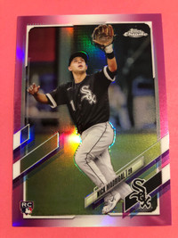 2021 Topps Chrome Nick Madrigal Pink Refractor Rookie Card 