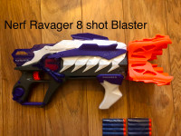 Nerf Ravager spinning barrel 8 shot blaster.