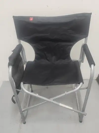 Folding Camp Chair Director Style in Excellent Condition, View more