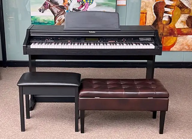 Technics SX-PR53 Digital Piano with 2 piano chairs for sale  