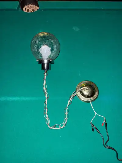 Vintage Space Age hanging light, View more