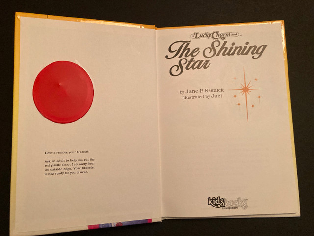 THE SHINING STAR- A Lucky Charm Book Jane Resnick-1993/Hardcover in Children & Young Adult in Edmonton - Image 2