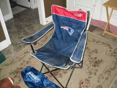 New England Patriots Coleman Fold Up Chair, View more