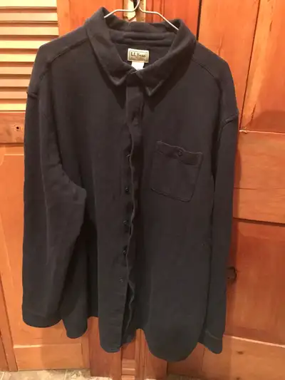 Cotton vintage LL bean button up . Size xxl