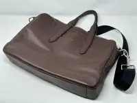 Coach Mens Laptop Leather Bag