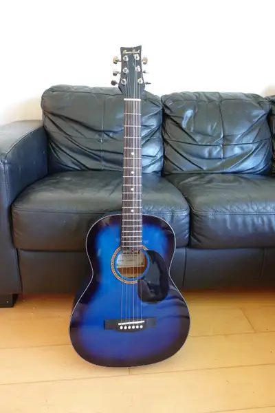 Beginner Blue Beaver Creek Acoustic Guitar for Kids, View more