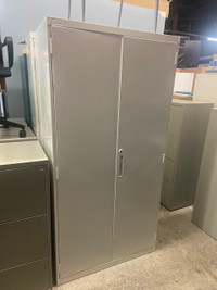 Storage cabinets /white color $185/36" wide excellent condition